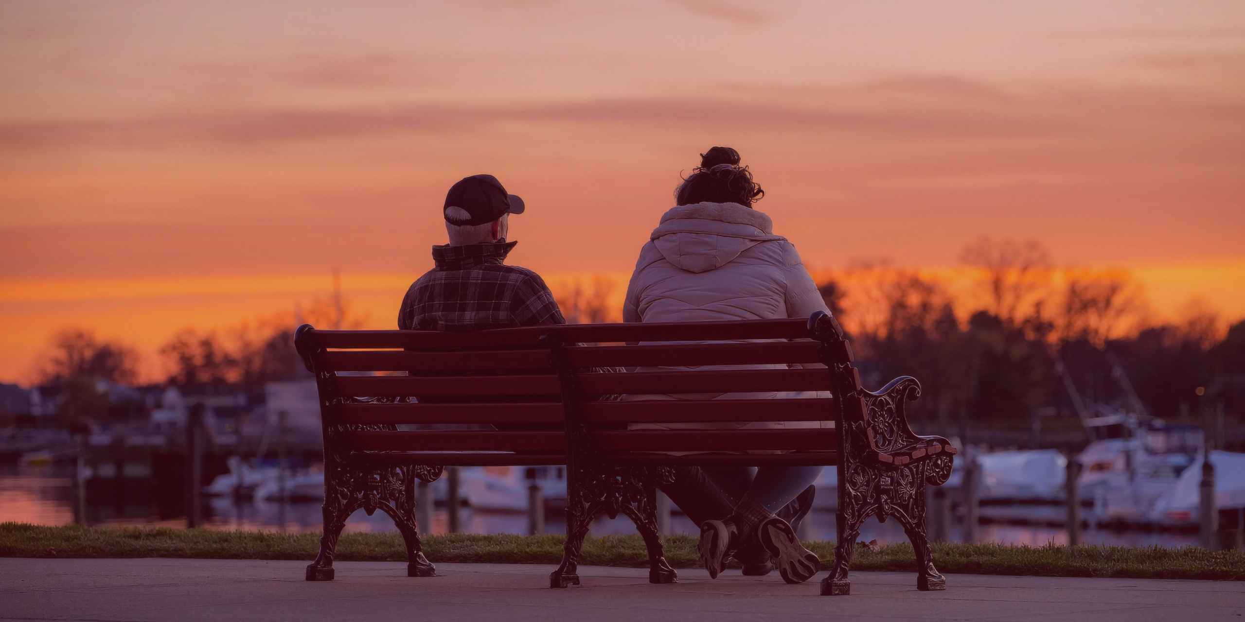 couple looking out at a scenic view